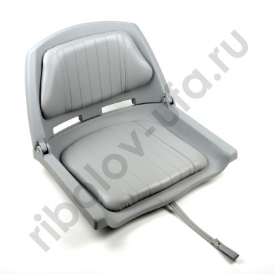 Кресло в лодку мягкое складное, серое C12507G