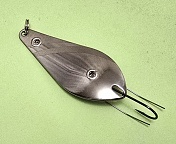 Блесна Нижегородская Атом-2 1-кр. незацепляйка 12гр цв. 02 серебро