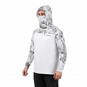 Джерси  Aquatic Дж-08 с капюшоном и баффом р.XL логотип White Camo