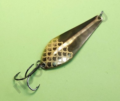 Блесна Люкс Нижегородская Ока 13гр цв.01 золото