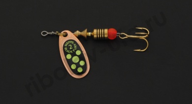 Блесна Mepps Black Fury № 4 медь/зеленый (8гр)