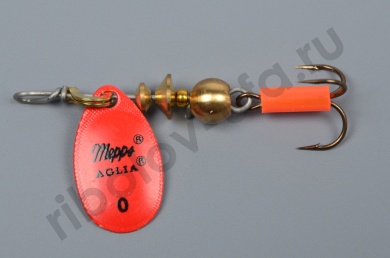 Блесна Mepps Aglia Fluo № 0, красный