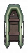 Лодка Аква 3200 Слань-книжка Киль зеленый