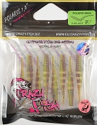 Силиконовая приманка Crazy Fish Polaris 1,8in 45мм цв.4d (кальмар)
