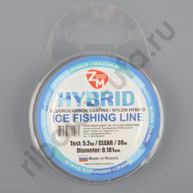 Леска Zander Master Hybrid 30м 0,181