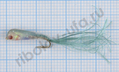 Малек-пыздрик кр.№12 хвост распуш., цв. зеленый #033