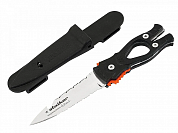 Нож для подводной охоты Sargan Сталкер-Стропорез ZR3 - зеркальная полировка