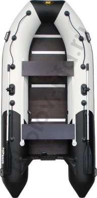 Лодка Ривьера Максима 3400 СК комби светло-серый/черный