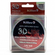 Леска Killer 3D Line 100мм 0,28мм