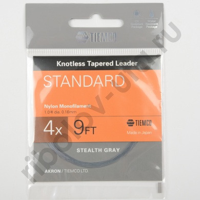 Подлесок конусный Tiemco STD Leader 9ft 4х 175000209040