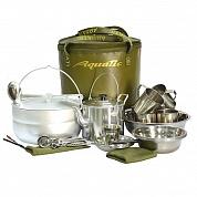 Набор для пикника Aquatic на 4 персоны цв.хаки