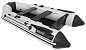 Лодка Аква 2800 светло-серый/черный