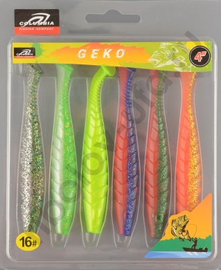 Силиконовая приманка Columbia Geko 4in #16