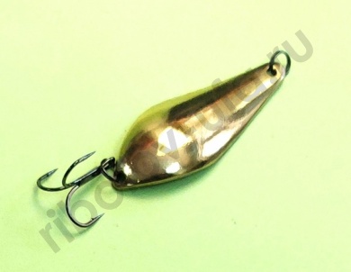 Блесна Нижегородская Атом 12гр цв. золото-глянец