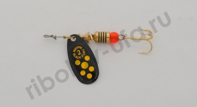 Блесна Mepps Black Fury № 4 черный/желтый (8гр)