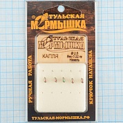 Мормышка вольфрам.Тульская Капля с кембриком 2,5мм никель