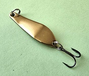 Блесна Нижегородская Кобра 3гр цв. золото-глянец