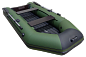 Лодка Аква 2800 НДНД зеленый/черный