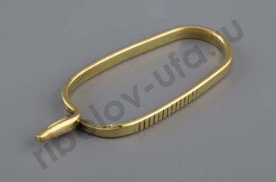 Зажим для пера Fly-Fishing Brass Hackle Pliers Small