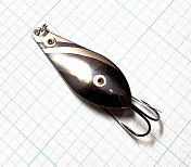 Блесна Нижегородская Атом-2 незацепляйка 12гр цв. 02 серебро