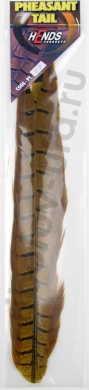 Хвостовое перо фазана Hends Pheasant Tail Yellow Olive PT-39