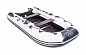 Лодка Ривьера Компакт 3200 СК касатка сине-серый/черный
