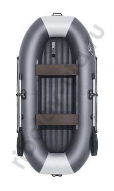 Лодка Таймень LX 290 НД графит/светло-серый