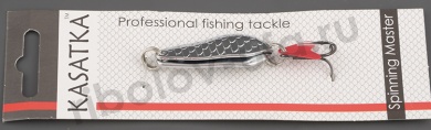 Блесна колеб. Kasatka 18гр. Chrome-001  SF04-139