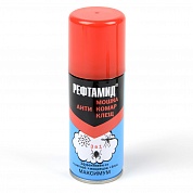 Реппелент Рефтамид Максимум 100 мл 3 в 1 мошка,комар,клещ (темно-синий) 