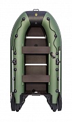 Лодка Ривьера Компакт 3200 СК комби зеленый/черный