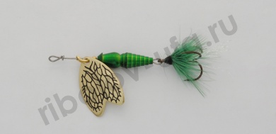 Блесна Mepps Bug № 1, золото/олива (4гр)