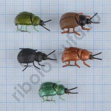 Мушка Жук 17мм в асс.